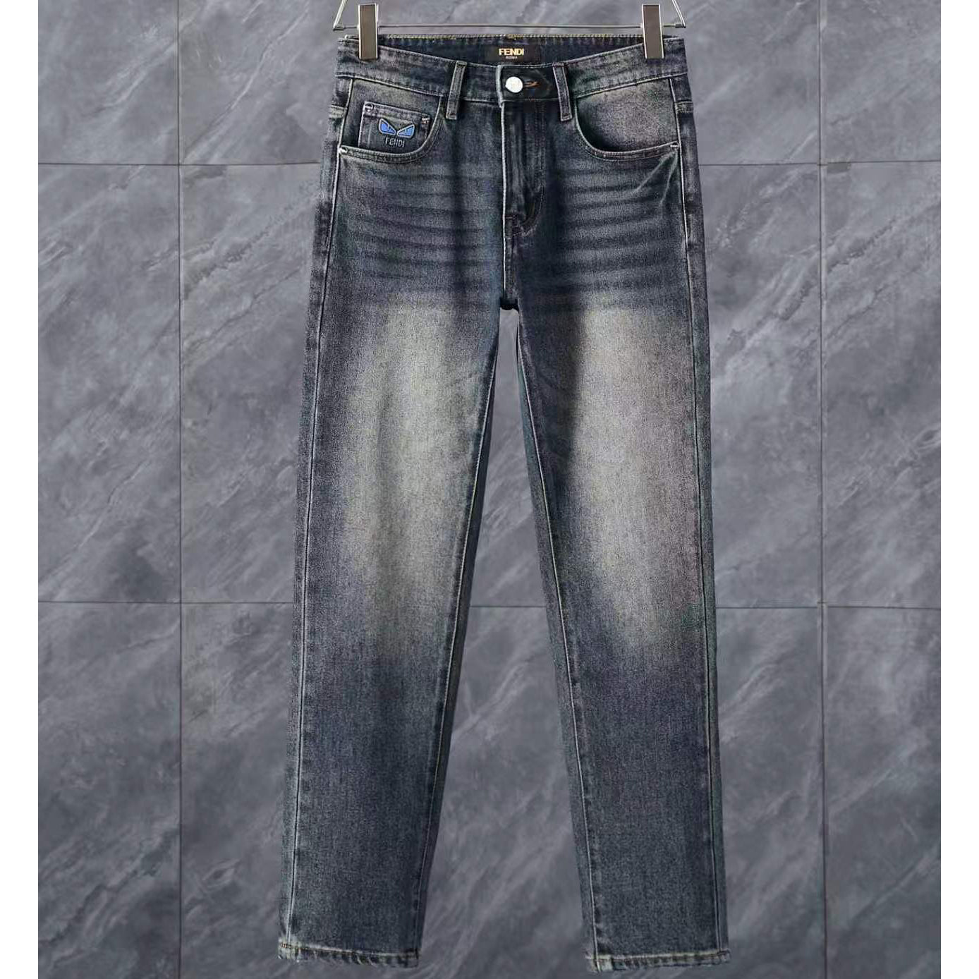 Men's Fashion Slim-Fit Straight-Leg Jeans 1026062907