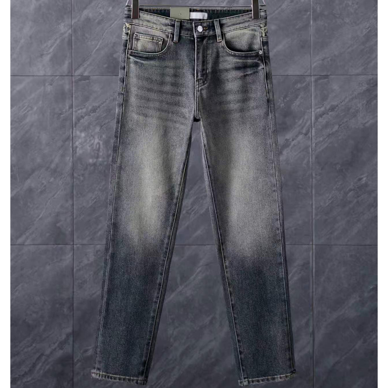 Men's Fashion Slim-Fit Straight-Leg Jeans 1026062909