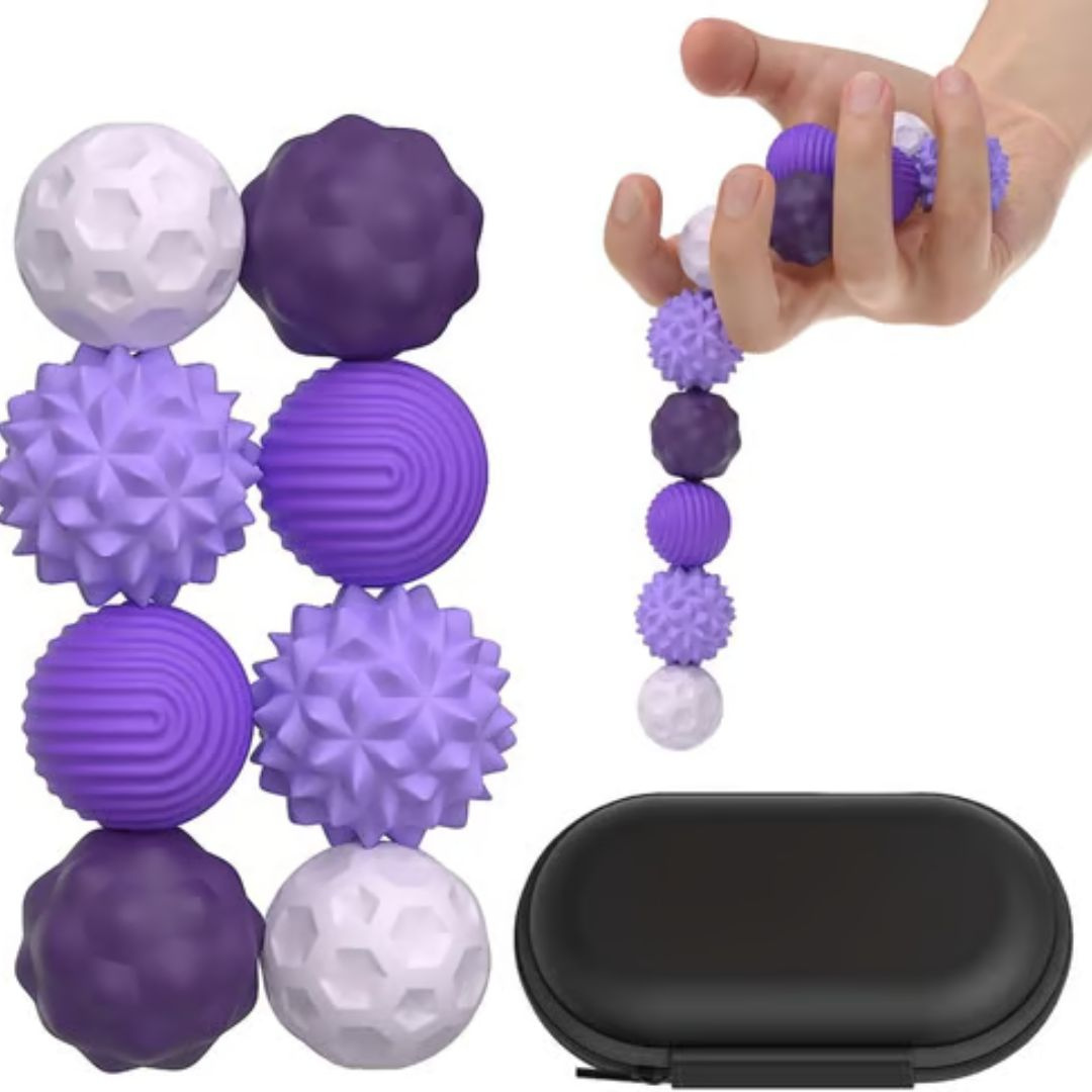 Silicone Magnetic Balls – Sensory Fidget Roller Set