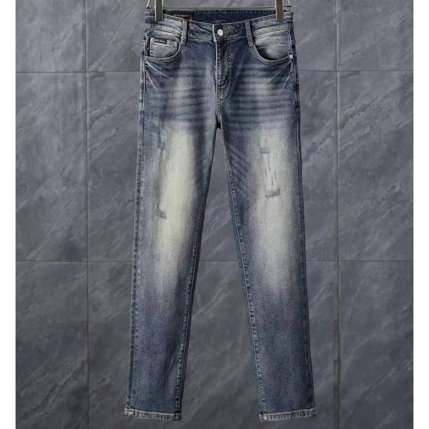 Men's Fashion Slim-Fit Straight-Leg Jeans 1026062902