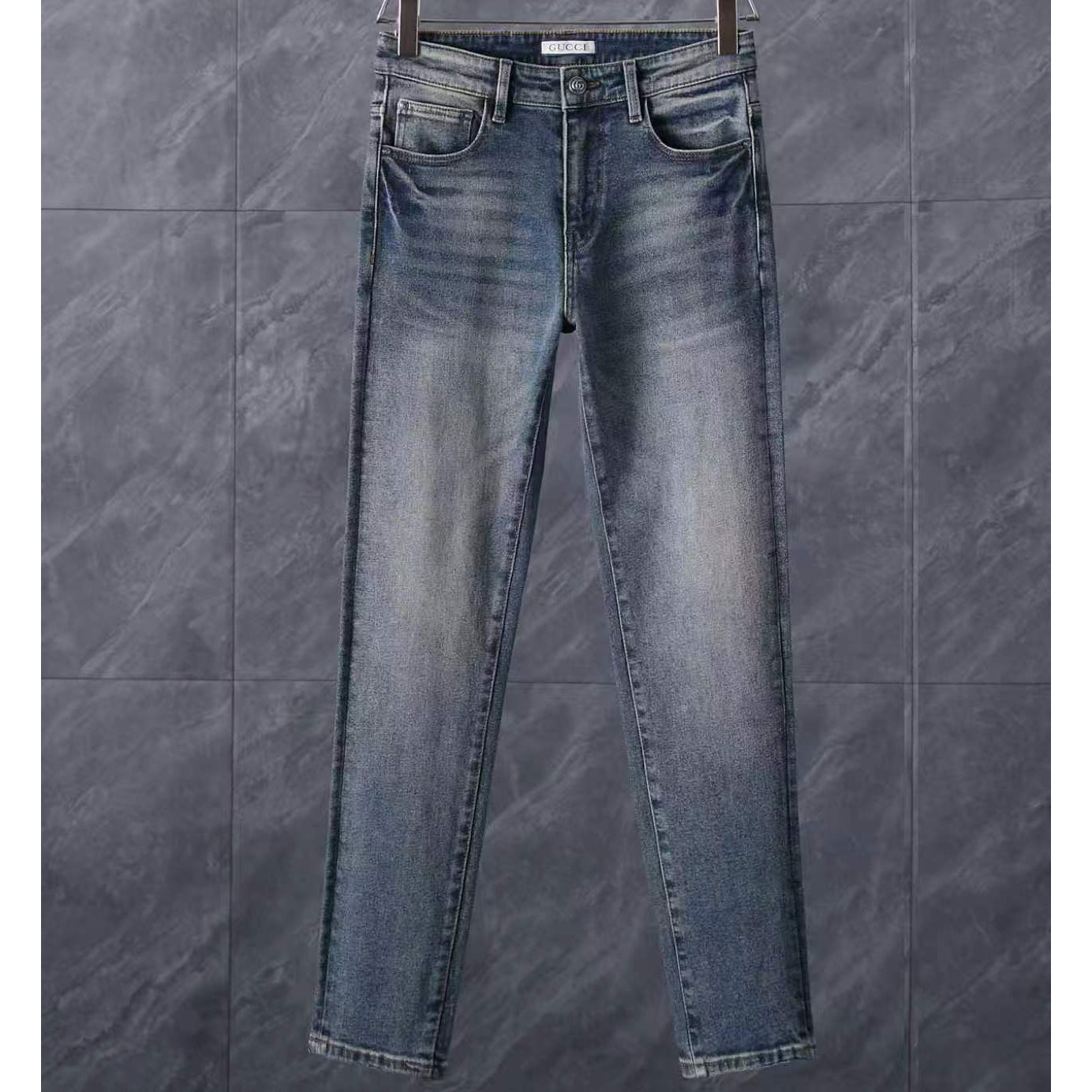 Men's Fashion Slim-Fit Straight-Leg Jeans 1026062911