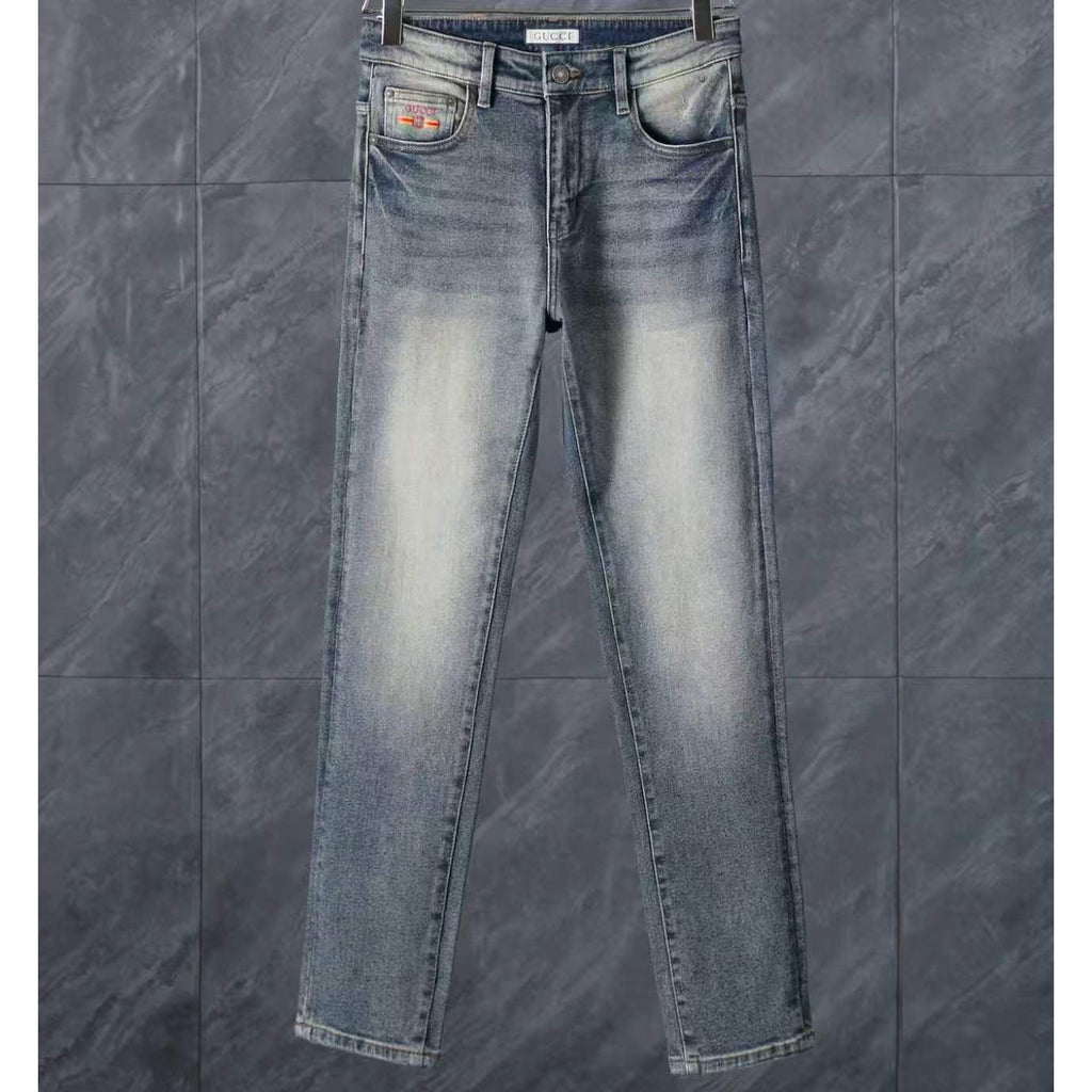 Men's Fashion Slim-Fit Straight-Leg Jeans 1026062913