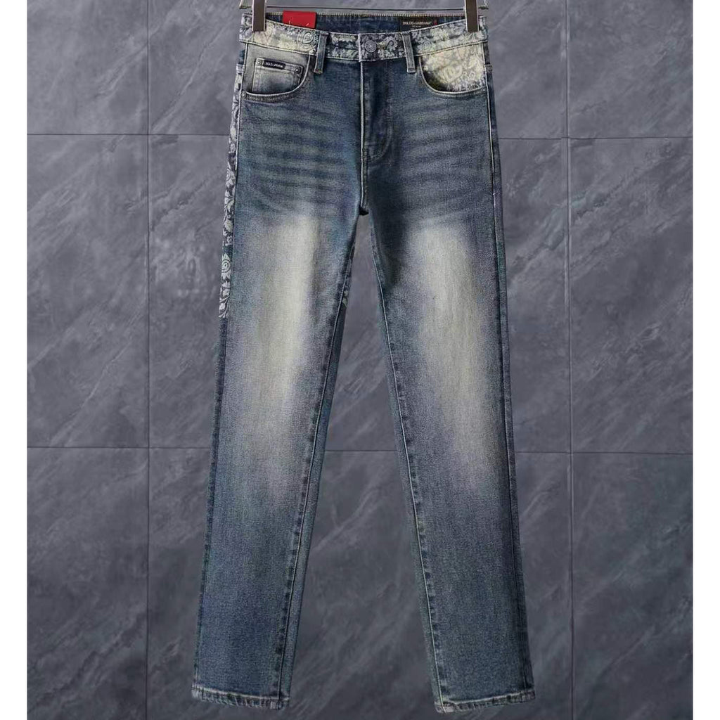 Men's Fashion Slim-Fit Straight-Leg Jeans 1026062910