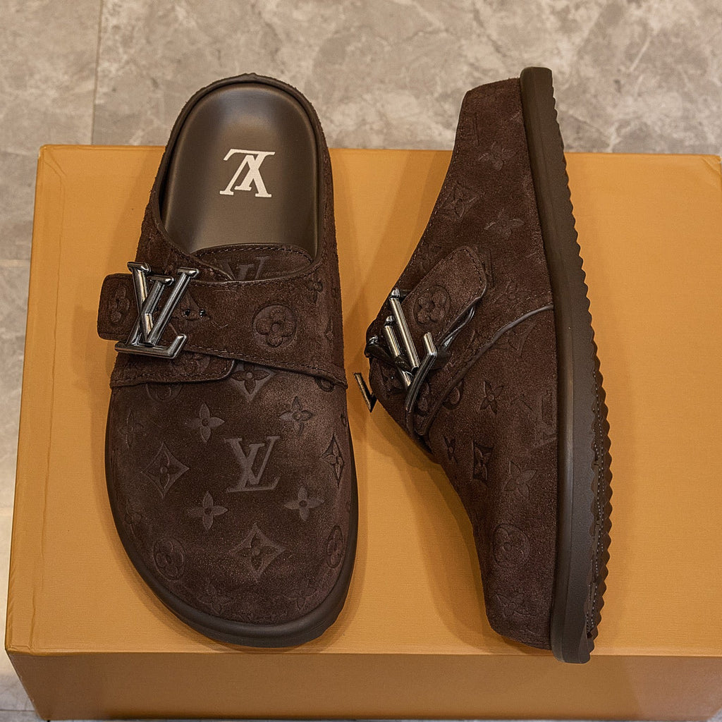Unisex Suede Leather Sandals 1026062217