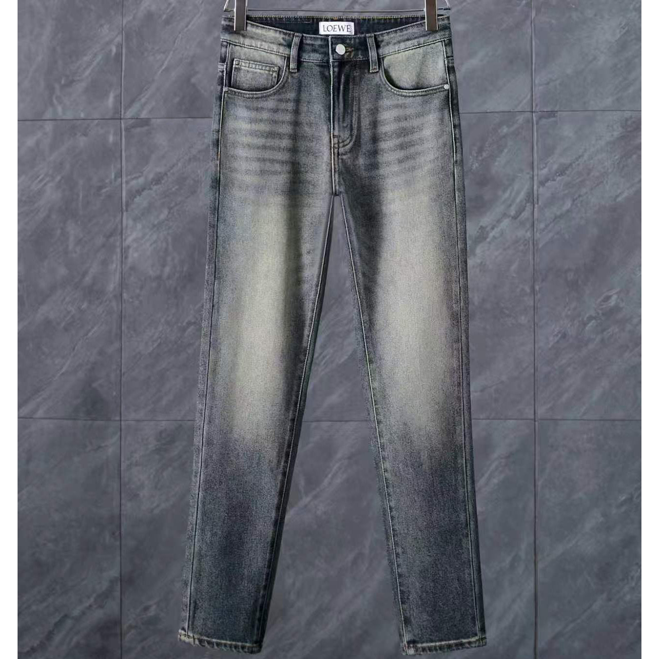 Men's Fashion Slim-Fit Straight-Leg Jeans 1026062915