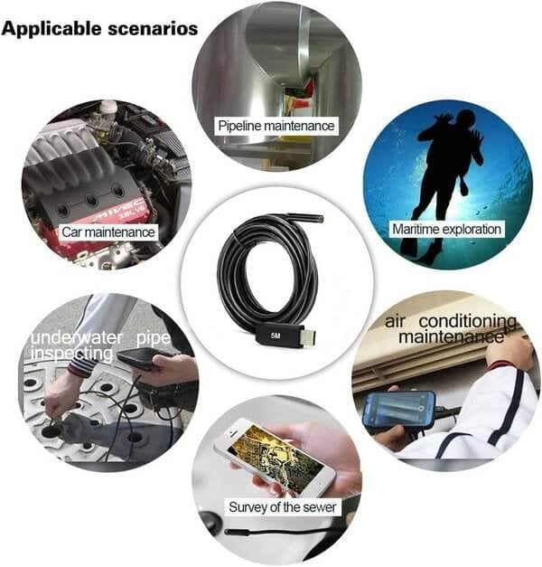 🔥3 in 1 Endoscope,Can be used for physical exploration