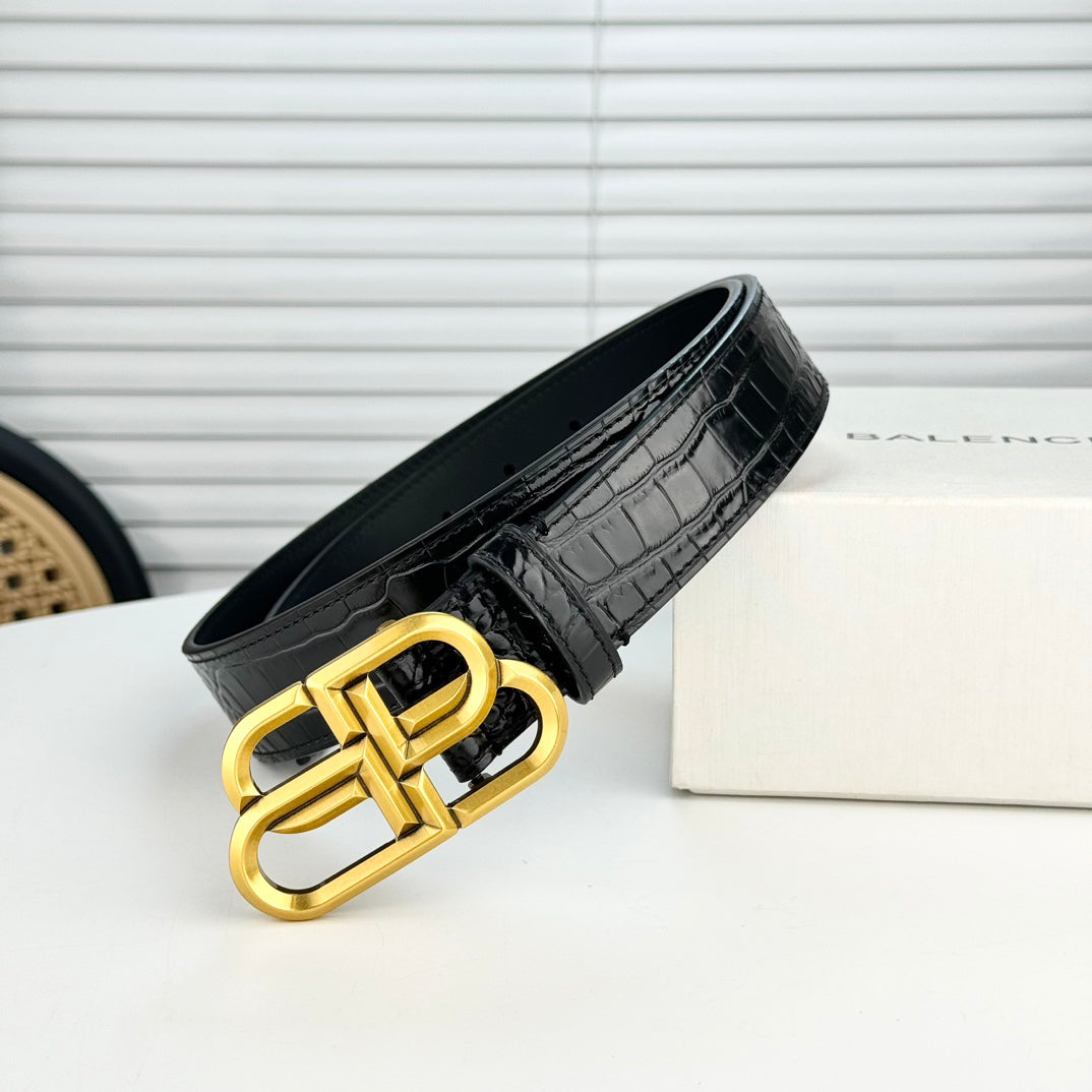 New Crocodile-Print Belt 1026062206