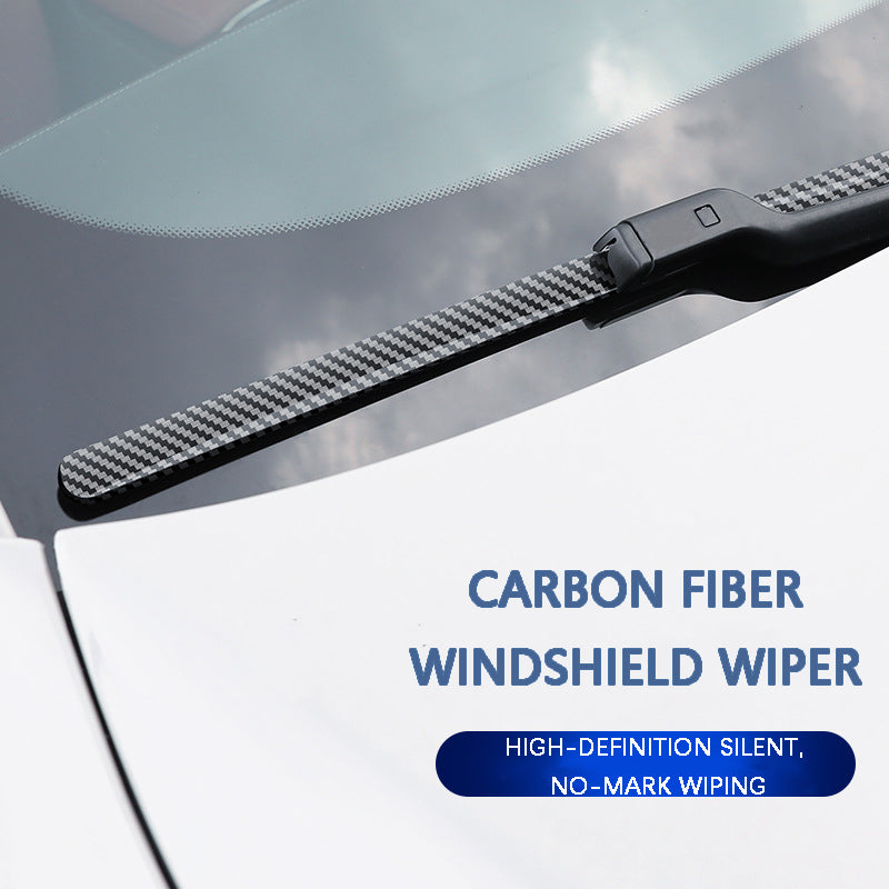 Quiet, Boneless Carbon Fiber Windscreen Wipers