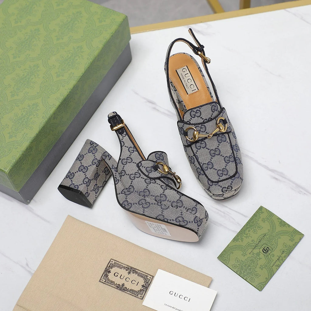New Women's Horsebit Mid-heeled Sandals and High Heels