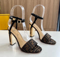 FD fashion print high heels 0725030501