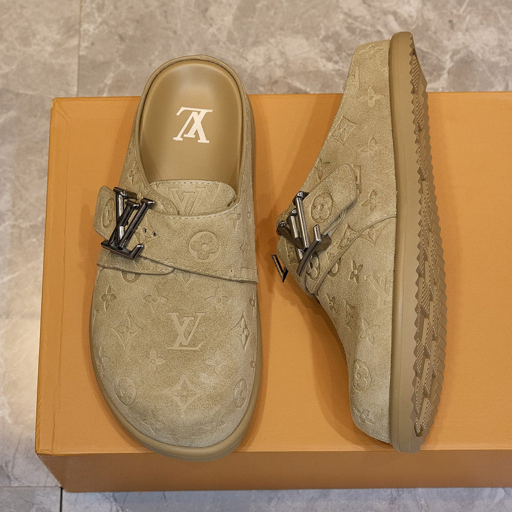 Unisex Suede Leather Sandals 1026062216