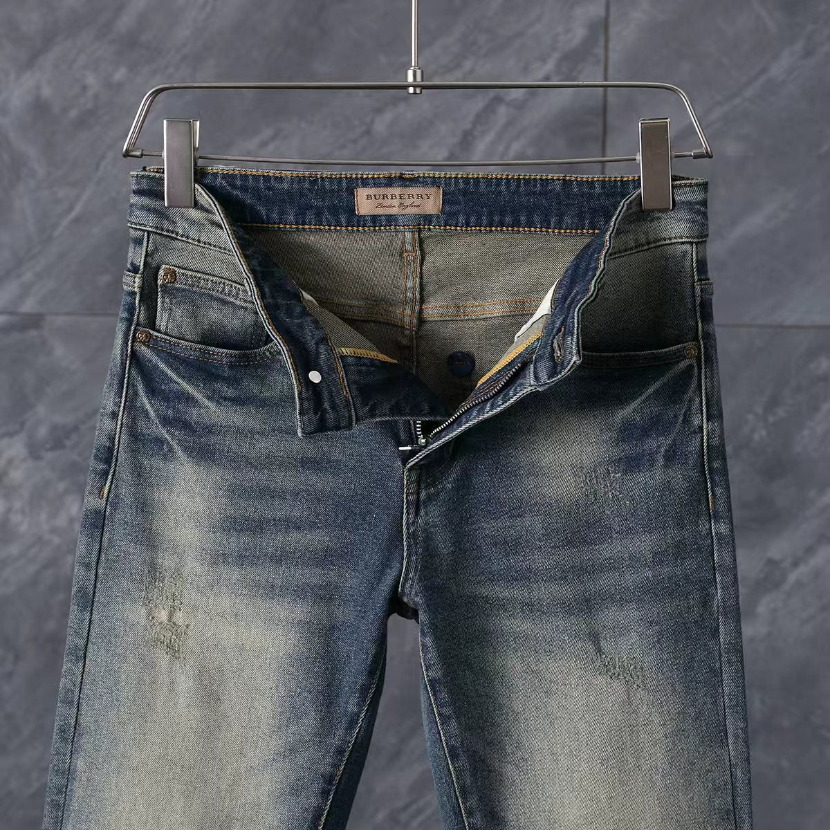 Men's Fashion Slim-Fit Straight-Leg Jeans 1026062905