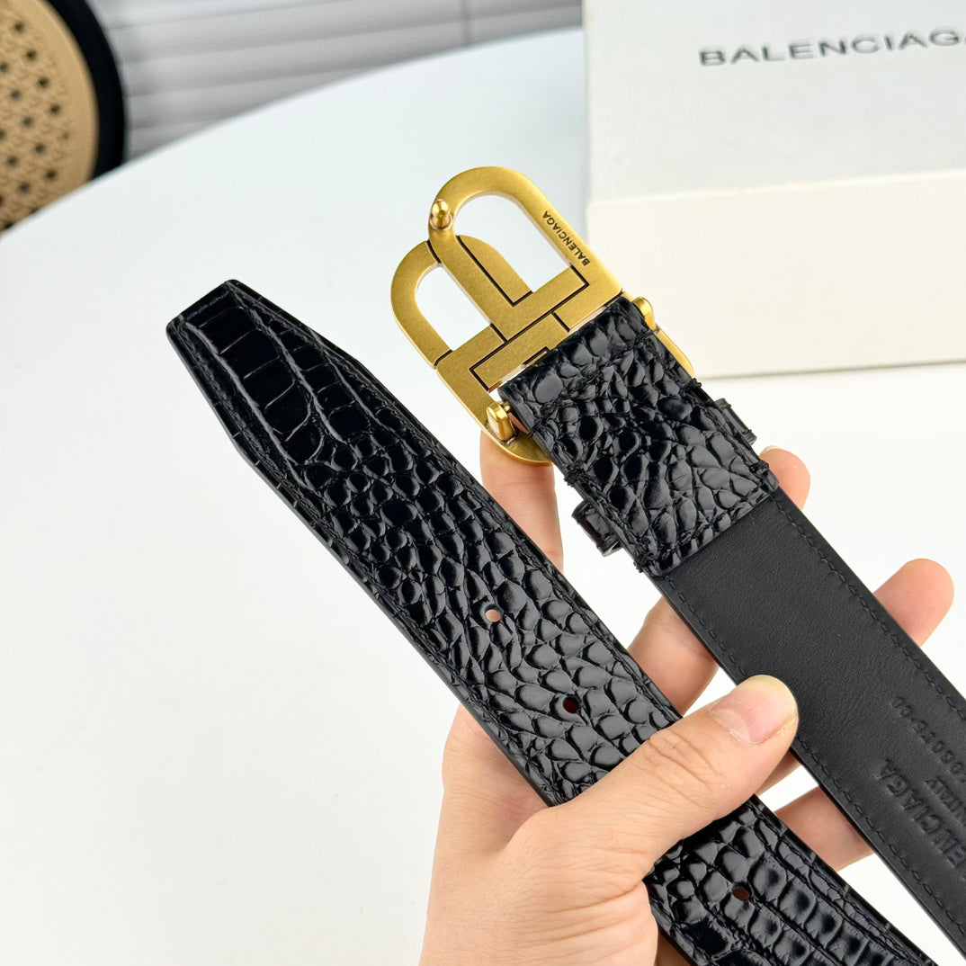 New Crocodile-Print Belt 1026062206