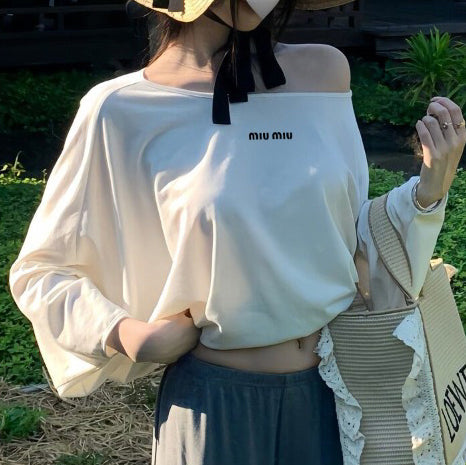 Batwing-sleeve T-shirt 1026042107