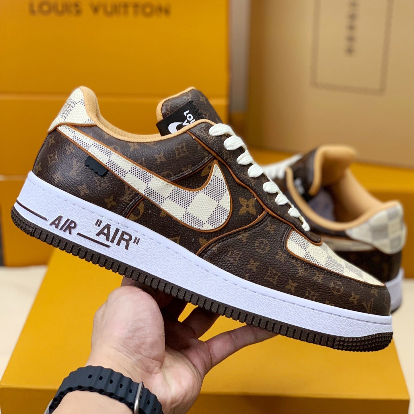 Air Force 1 Low Sneakers Coffee 1026060808