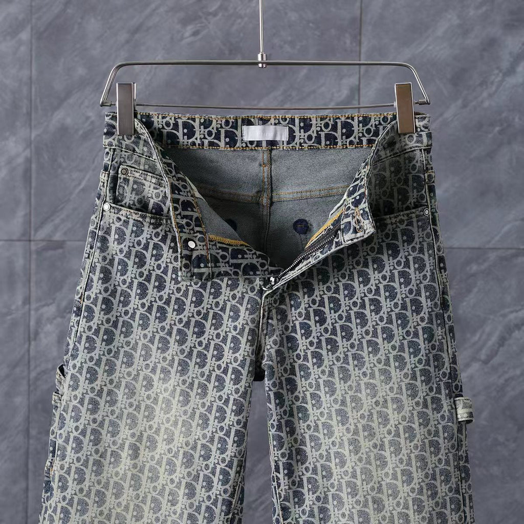 Men's Fashion Slim-Fit Straight-Leg Jeans 1026062908