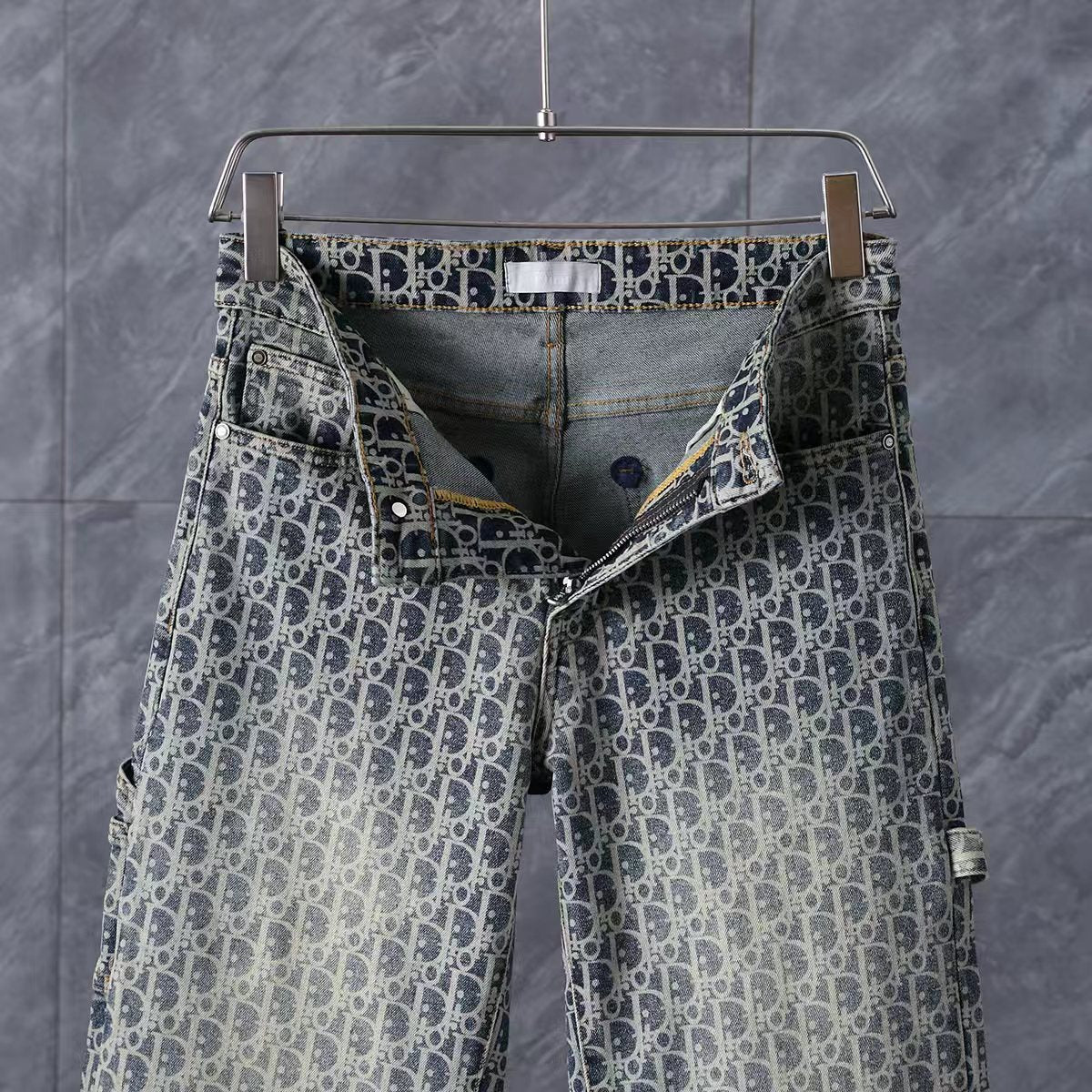 Men's Fashion Slim-Fit Straight-Leg Jeans 1026062908