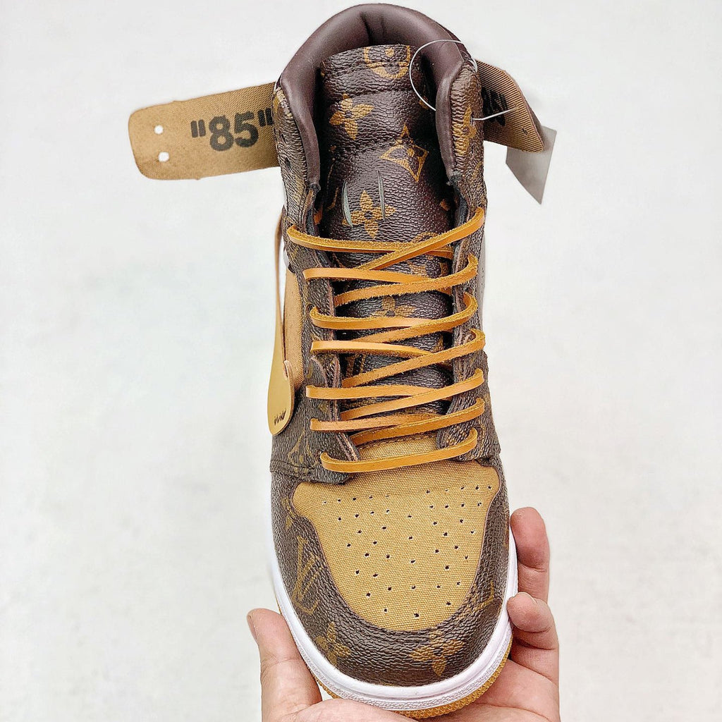 Air Jordan 1 Sneakers Brown 1026060813