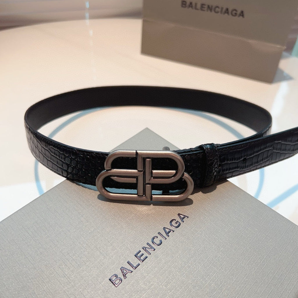 New Crocodile-Print Belt 1026062206