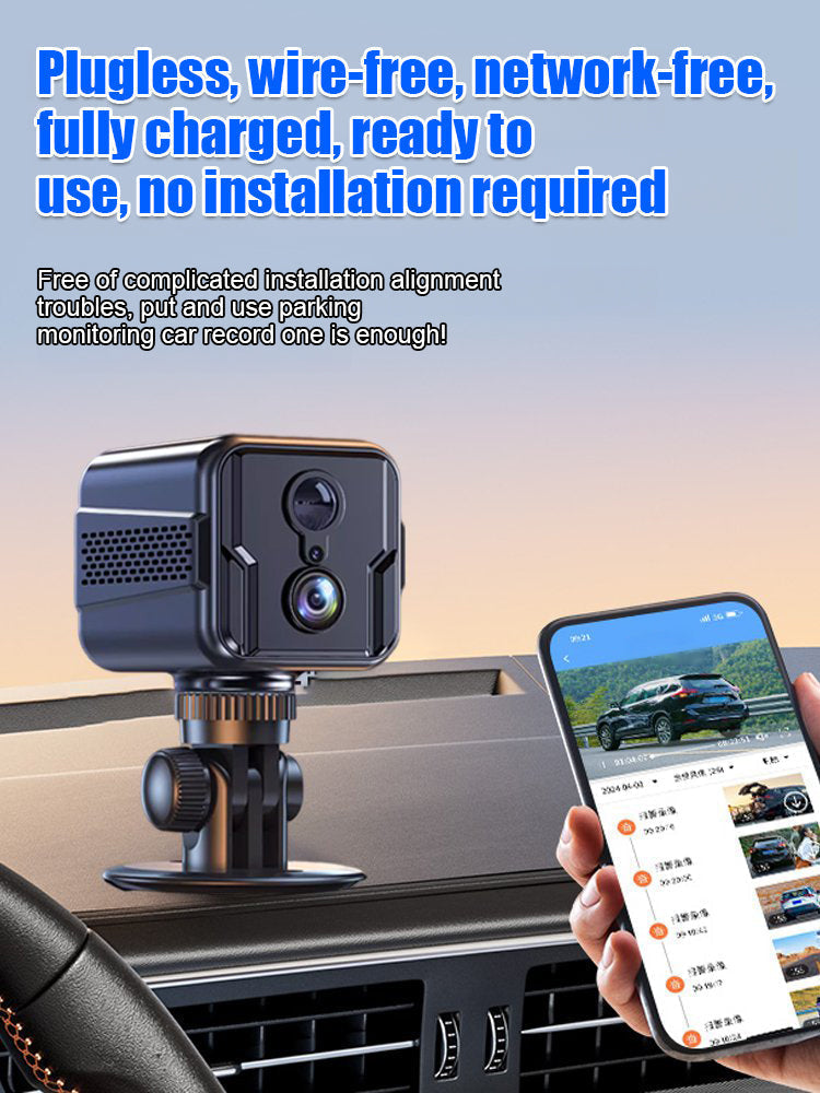 💰No Wi-Fi needed, no wiring required, and 0 monthly fees—ever. 🚀Invisible wireless HD camera.