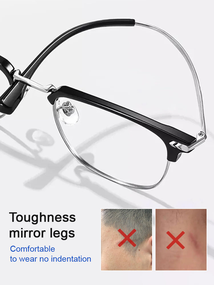 🔥【Revolutionize Your Eyewear with German-Engineered Auto-Focus Glasses!】Auto-focus blue light blocking reading glasses
