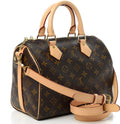 Handmade Leather Handbag Monogram Speedy 25 / 35 Bandouliere