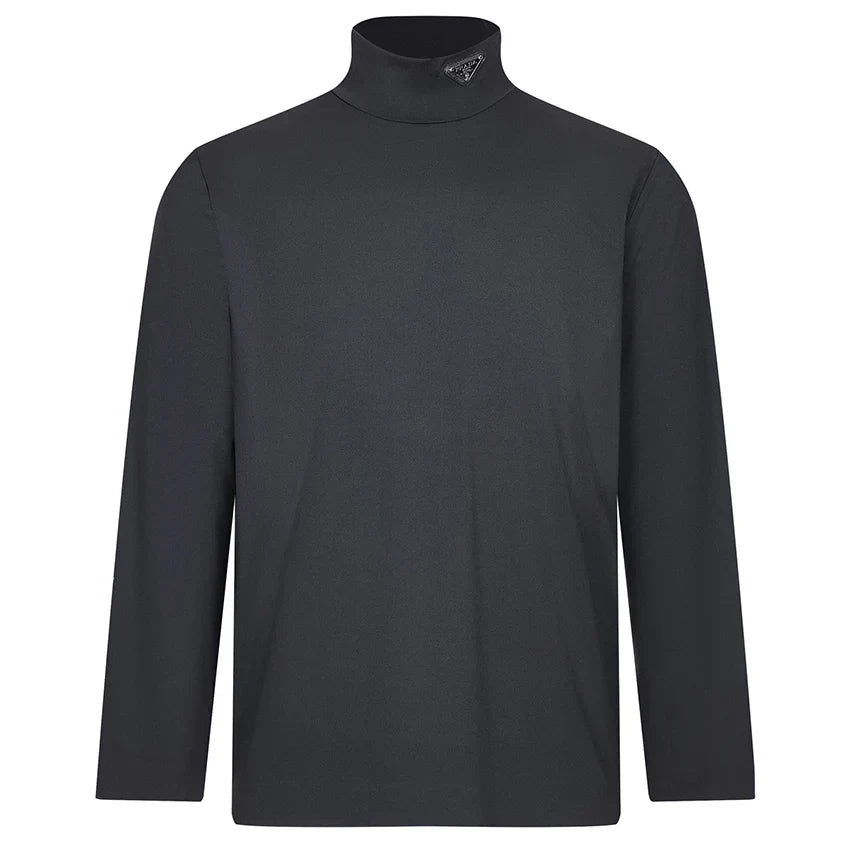 Unisex fashion and versatile high neck base shirt 1024080503