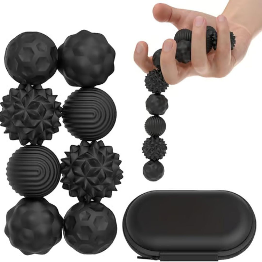 Silicone Magnetic Balls – Sensory Fidget Roller Set