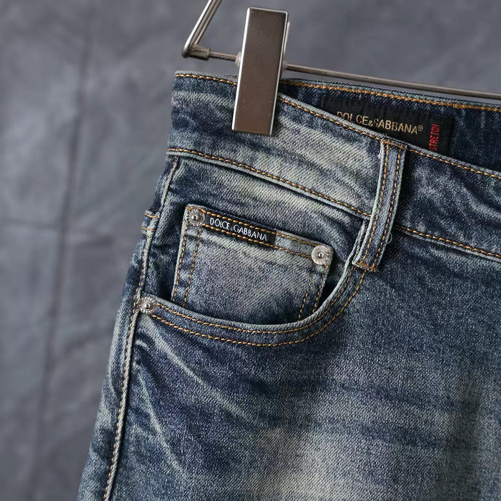 Men's Fashion Slim-Fit Straight-Leg Jeans 1026062902