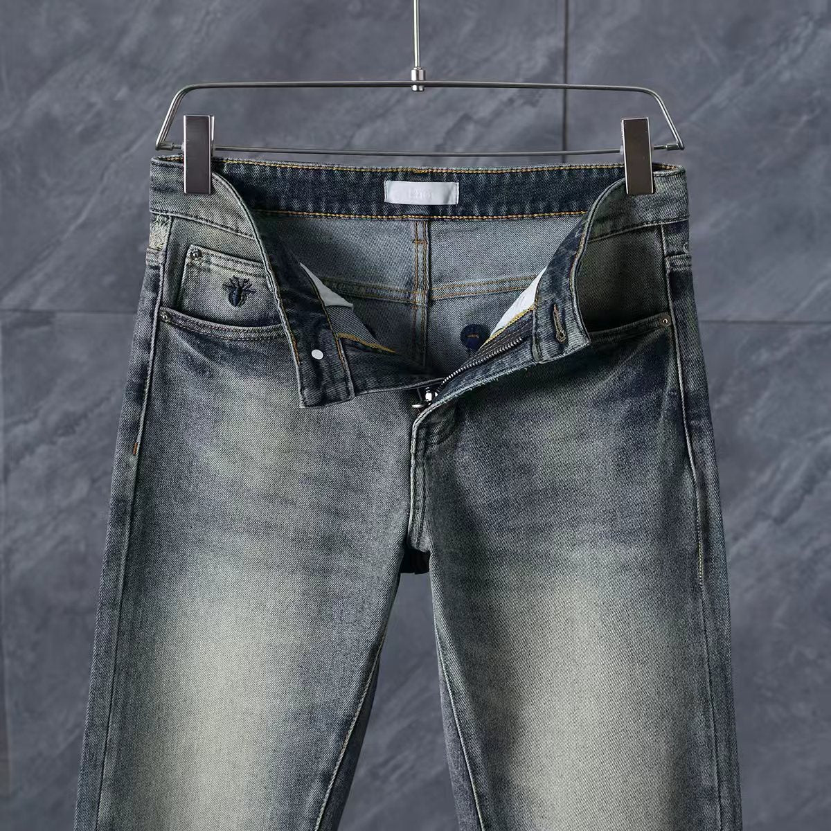 Men's Fashion Slim-Fit Straight-Leg Jeans 1026062914