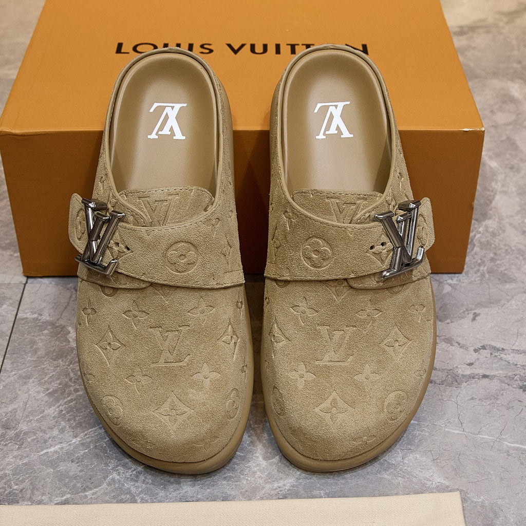 Unisex Suede Leather Sandals 1026062216