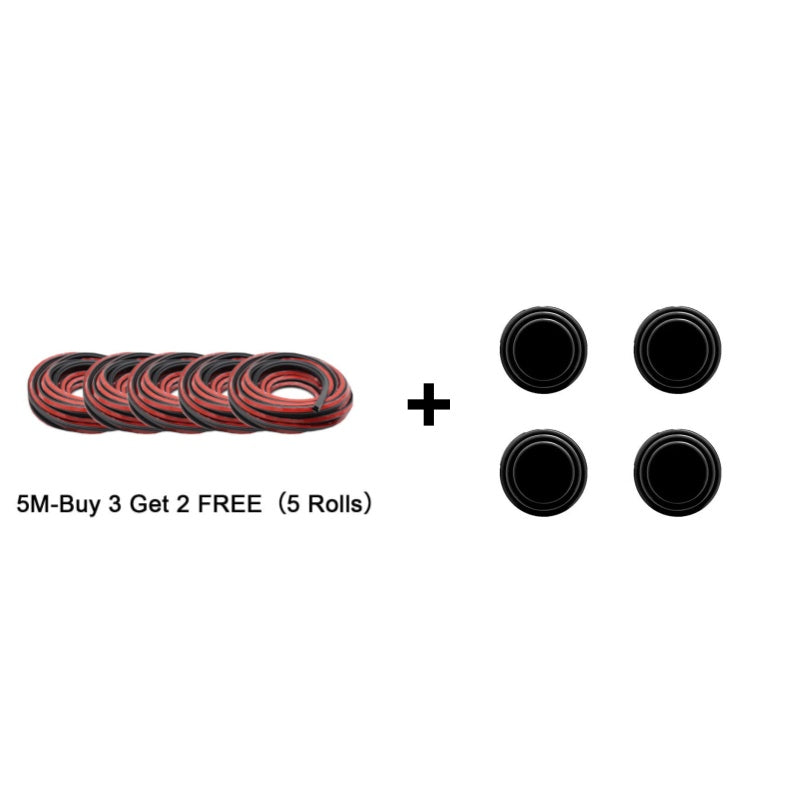 🔇5-hole Automotive Dust-proof and Shock-absorbing Sealing Strip