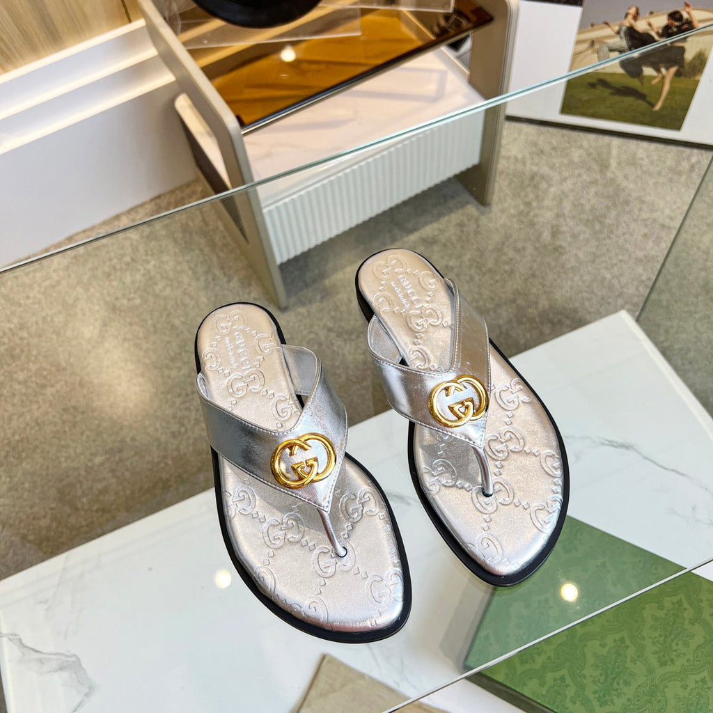print couple flip flops 03081
