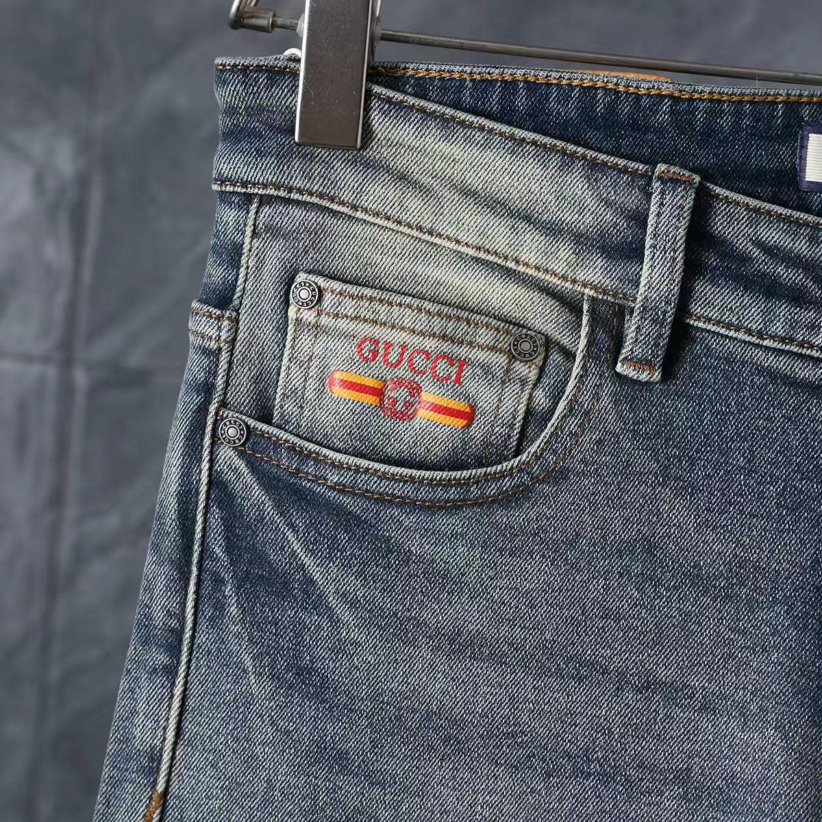 Men's Fashion Slim-Fit Straight-Leg Jeans 1026062913