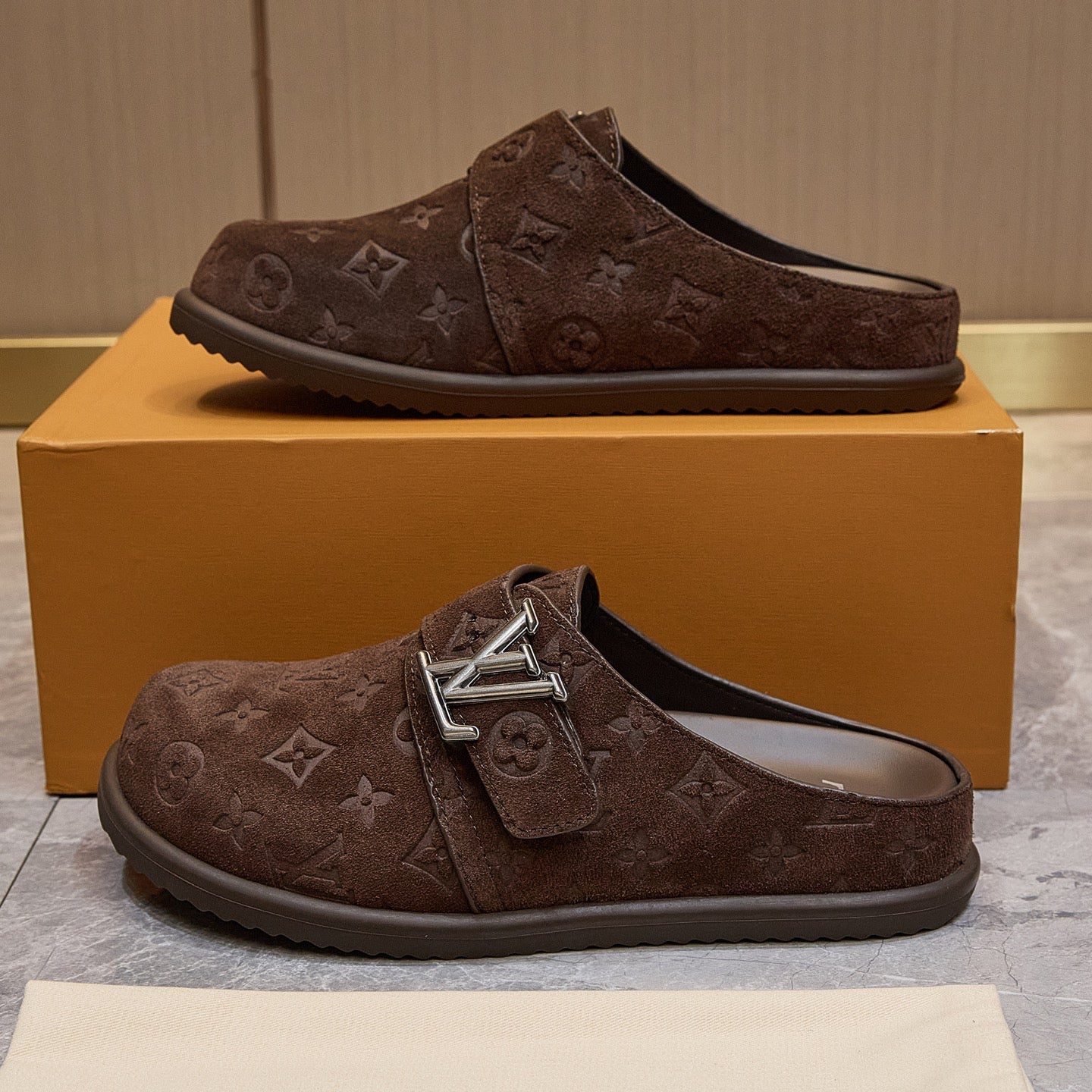 Unisex Suede Leather Sandals 1026062217