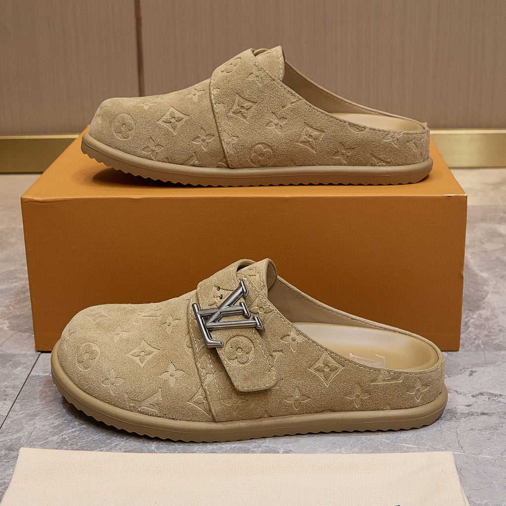 Unisex Suede Leather Sandals 1026062216