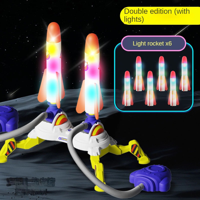 Air Rocket Toy - Jump & Launch For Active Outdoor Play