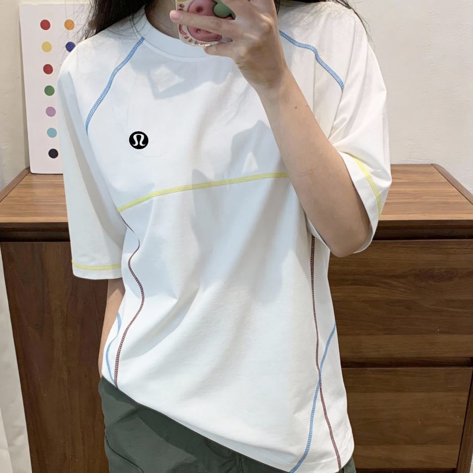 100% Cotton Color-Block T-Shirt 1026042105
