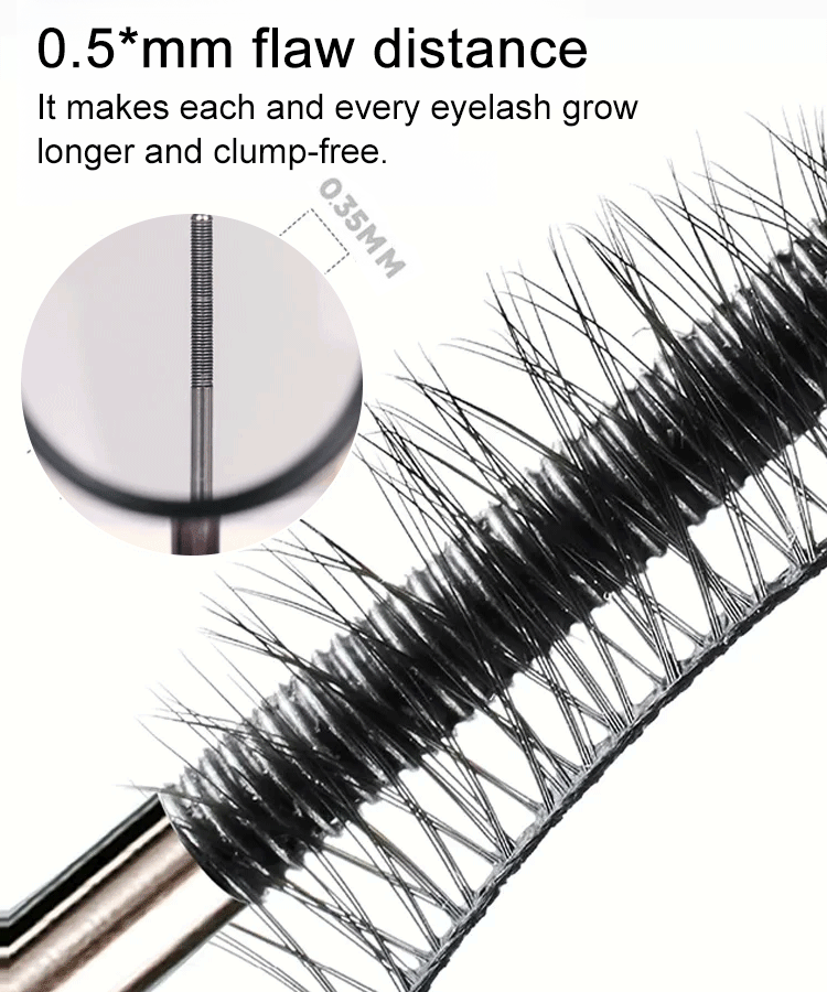🔥【Enlarge your eyes】Small steel tube mascara 💋Achieve full, defined lashes with just one swipe. Perfect for beginners—no pre-curling needed.