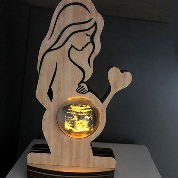 Personalized Baby Ultrasound Photo Frame Sign