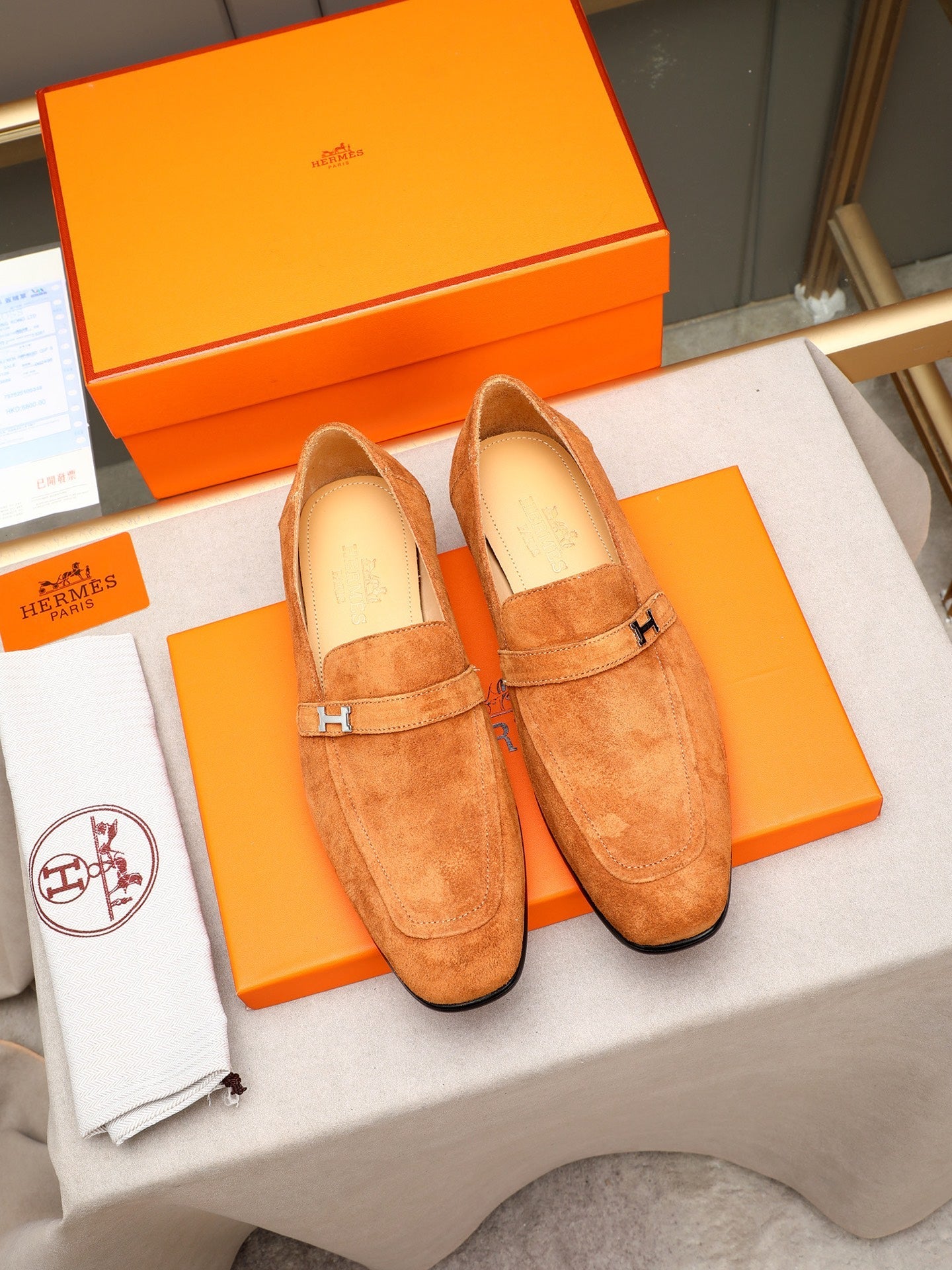 New HMS business formal leather shoes 0725062404