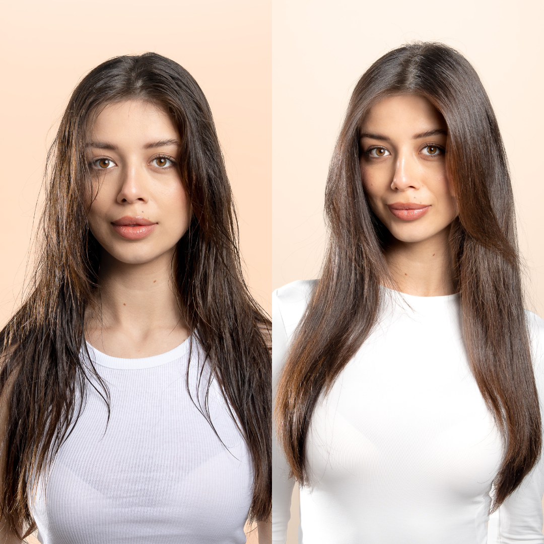Volumizing hair dryer brush