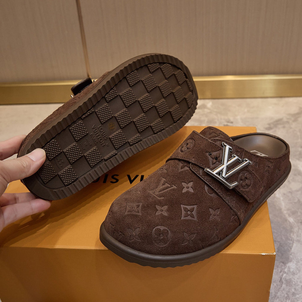 Unisex Suede Leather Sandals 1026062217