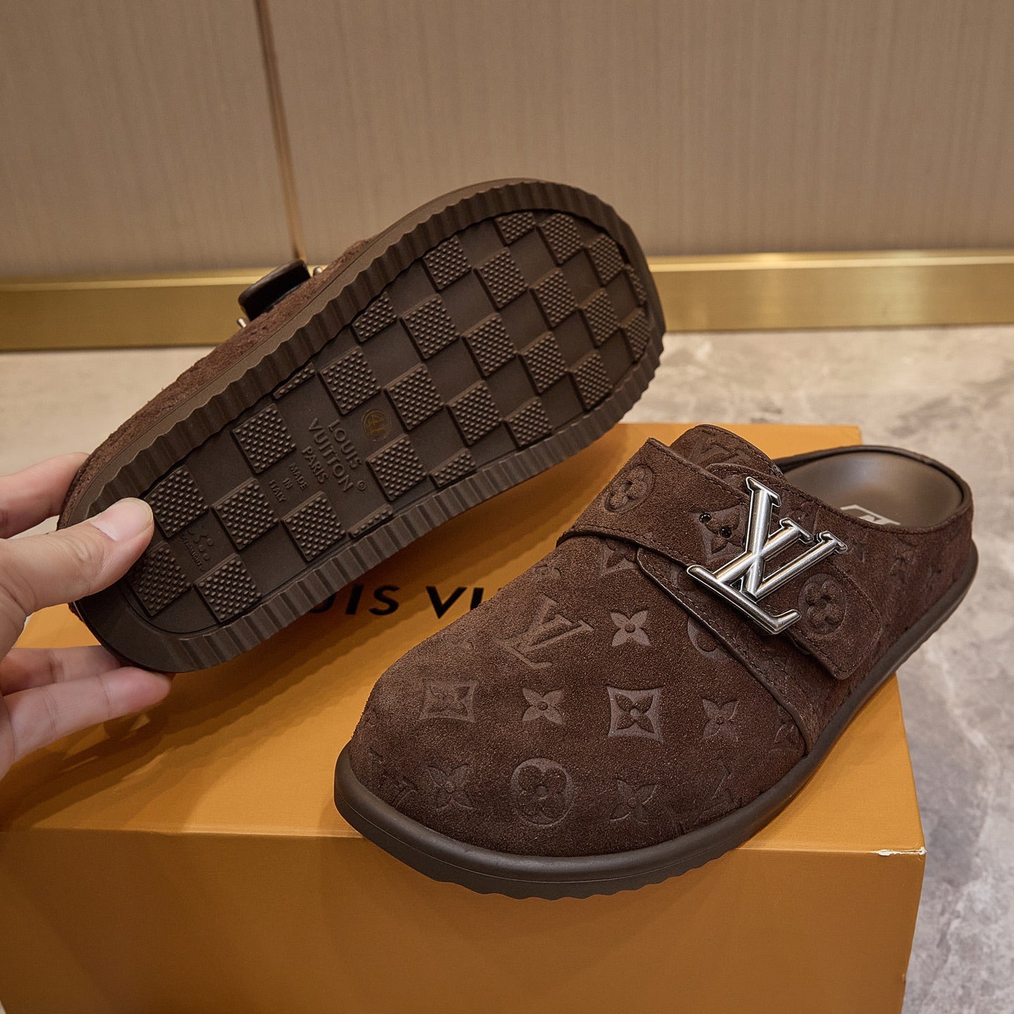 Unisex Suede Leather Sandals 1026062217