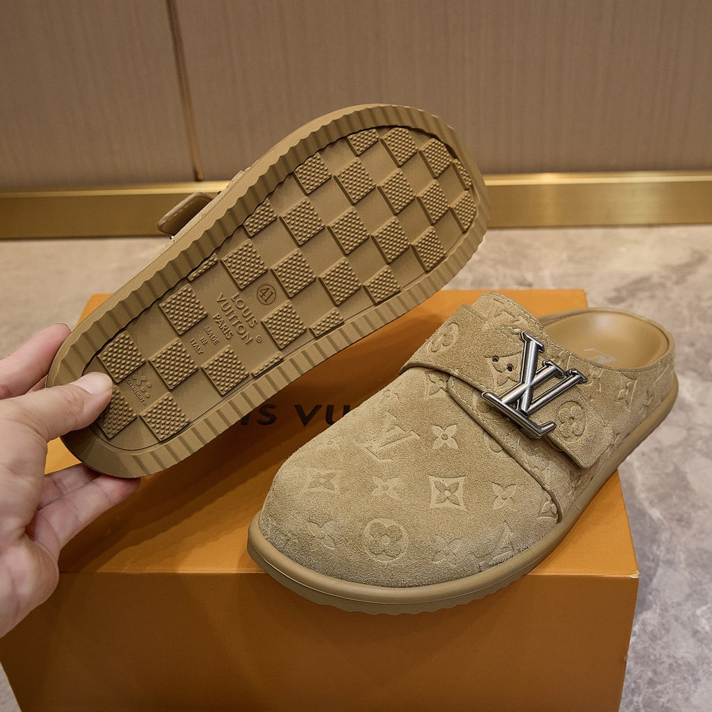 Unisex Suede Leather Sandals 1026062216