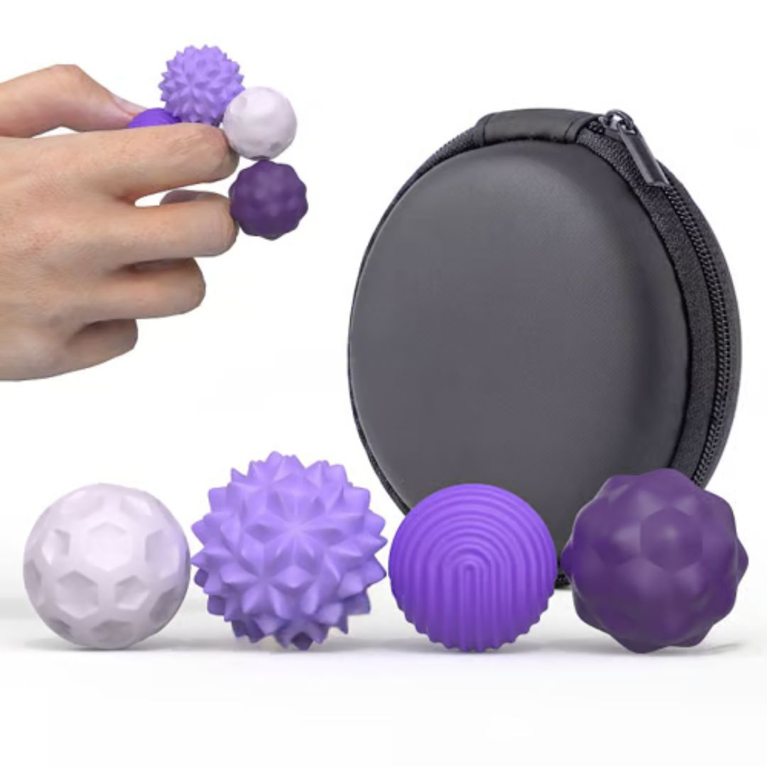 Silicone Magnetic Balls – Sensory Fidget Roller Set