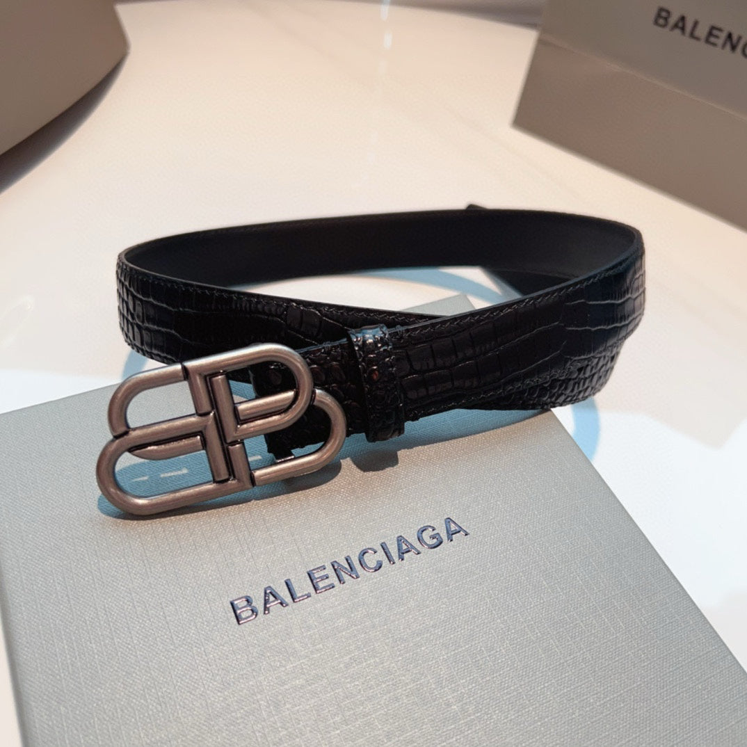 New Crocodile-Print Belt 1026062206
