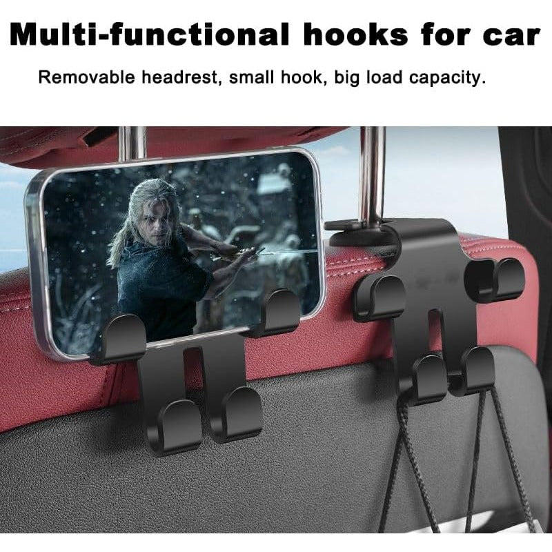 Rotating Car Seat Hooks