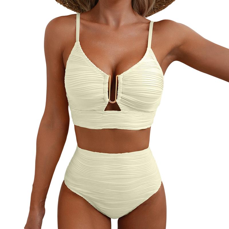 💐🏆#1 Best Seller 50% Off💕Women's Push Up High Waist Bikini