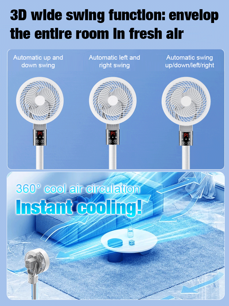 🔥【Ultra-quiet floor-standing energy-saving circulation fan】Limited-time promotion, 50% off.